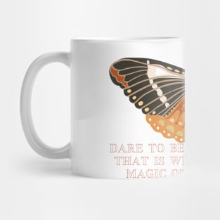 Dare To Be Different Boho Butterfly Tee! Mug